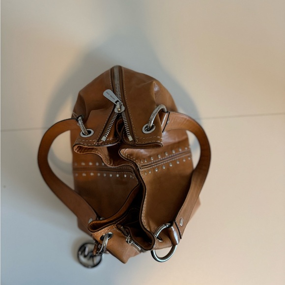 Michael Kors Astor Leather Hobo Shoulder Bag - Picture 5 of 17